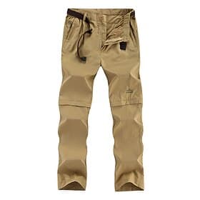 Per uomo Pantaloni Convertibili con Zip Pantaloni da escursionismo Estate Primavera Autunno Esterno Impermeabile Delicato sulla Pelle Asciugatura Rapida Multi