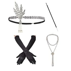 Headbands Pearl Necklace Halloween Costume Outfits 1920s Halloween Alloy For The Great Gatsby Cosplay Women's Costume Jewelry Fashion Jewelry / Gloves / Cigare