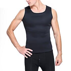 Da uomo Allenamento muscolare per il peso corporeo Costruzione muscolare Controllo del sudore Gilet Modellatore del sudore Gilet sauna Per Allenamento in Pales
