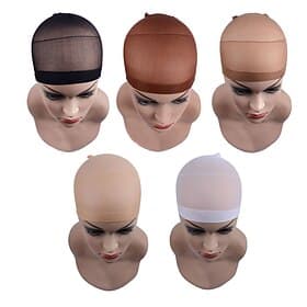 Wig Caps for Women Mixed Material Stocking Wig Cap Extension Connectors Easy to Carry / Durable Christmas / Halloween / Daily Basic / Fashion Nude Dark Brown#2