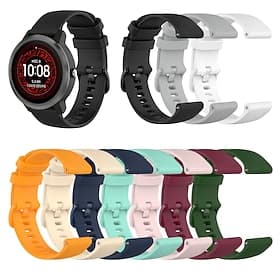 Uhrenarmband für Garmin Anfahrt S42 / S40 / S12 Silikon Ersatz Gurt 18mm 20mm 22mm Atmungsaktiv Sportarmband Armband