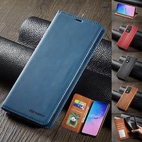 téléphone Coque Pour Samsung Galaxy S26 Ultra Plus S25 S24 S23 S22 S21 FE S21 Ultra Plus A14 A32 A52 Étui Portefeuille Flip magnétique Support Antichoc Couleur