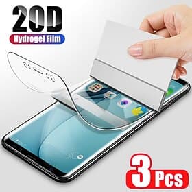 3 Pack Screen Protector For Samsung Galaxy S25 Ultra S25 Ultra Plus S23 S22 S21 S20 Plus Ultra A35 5G A54 A34 A14 TPU Hydrogel 9H Hardness Self-healing Anti Bu