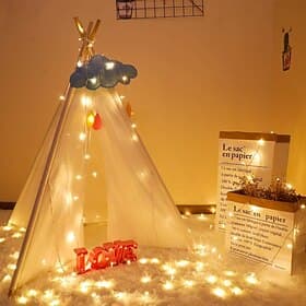 3m 6m 10m LED  String Lights 20 40 80 LED for  Holiday Party Wedding Bedroom Patio Decoration  Flasher Fairy Lights