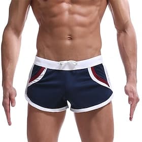 Homme Shorts de course Short d'athlétisme Shorts de gym Short Marathon un tiers Cordon de serrage Rayure-garniture Bas Athlétique Athleisure Été Séchage Rapide