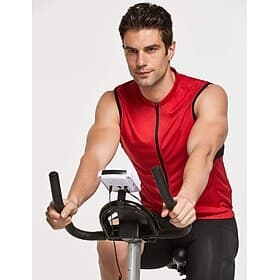 Homme Gilet de cyclisme Maillot de cyclisme Couleur Unie Sans manches Cyclisme Gilet / Veste Maillot Top avec 3 poches arrière VTT Vélo tout terrain Cyclisme s