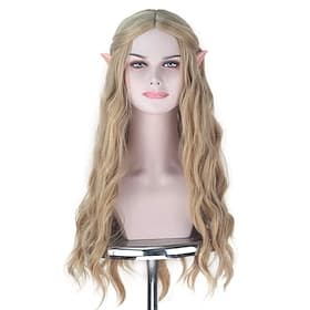 Cosplay Perücken Blond Lockig Gewellt Synthetische Haare Lang Perücken Damen Perücken Für die Party