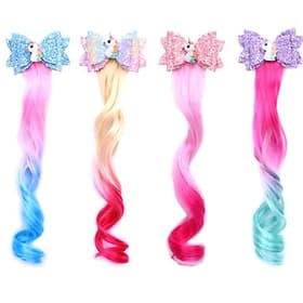 Kids Girls' Hair Accessories Active Sweet Outdoor Daily Animal Cartoon Bow Pink Blue