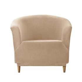 housse de fauteuil club en velours housse de fauteuil tonneau housse de fauteuil extensible bordeaux housse de fauteuil club 1 pièce housse de canapé housse de