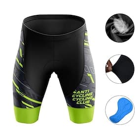 Homme Géométrique Lettres  Chiffres Shorts de vélo Shorts de cyclisme rembourrés Vélo Shorts rembourrés / Chamois VTT Vélo tout terrain Cyclisme sur route Des