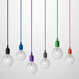 10 cm einzelnes Design bunte Pendelleuchte LED Einzelkopf Kunststoff moderne Bar LED-Lampen 85-265 V