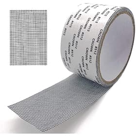Window Screen Repair Kit Tape 5x2m Strong Adhesive  Waterproof Fiberglass Covering Mesh Tape for Covering Window Door Tears Holes Screen Patch Repair Kit