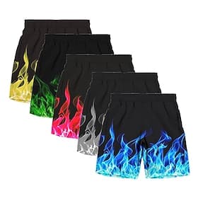 Boys 3D Graphic Shorts Summer Spring Active Streetwear 3D Print Kids 3-12 Years Outdoor Street Sport Regular Fit
