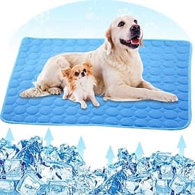 hundematte kühlende sommerunterlage matte für hunde katzendecke sofa atmungsaktiv haustier hundebett sommer waschbar für kleine mittel große hunde auto