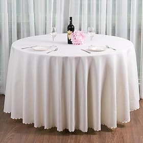 Nappes rondes en tissu, linge de table pour fête de mariage, réception, banquet, événements, cuisine, salle à manger