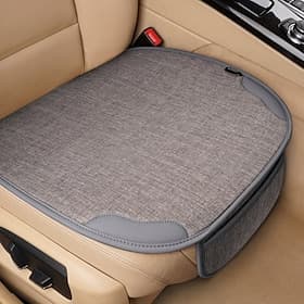 1pc Waterproof Anti-Slip Seat Cushion Cover for Front Car Seats, Easy Installation, Universal Fit