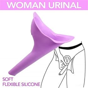 Urinal für Frauen, tragbares Uriniergerät für Campingreisen, Wanderausrüstung, Urinal für Frauen
