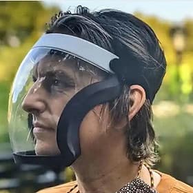 Super Protective Anti-Fog Face Shield,Unisex Hd Transparent Full Face Shield,Reusable Eye, Nose, Mouth Protection