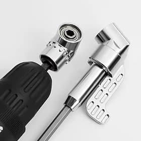 105 Degree Right Angle Drill Adapter Screwdriver Head Drill Shank Bit Steel Joint With Angle 1/4 Hex Bit Socket Screwdriver Bending Adapter