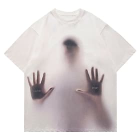 Men's Cartoon Graphic Prints T Shirt Short Sleeve T shirt 3D Print Crew Neck Shirt Sports Designer Casual Daily Outdoor Street Blue White  Light Grey Pink Summ