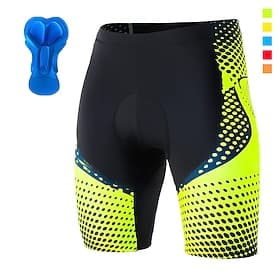 Men's Polka Dot Cycling Shorts Bike Shorts Bike Padded Shorts / Chamois Bottoms Mountain Bike MTB Road Bike Cycling Sports 3D Pad Cycling Quick Dry Moisture Wi