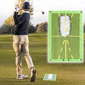 golftrainingsmat voor swingdetectie batting, golfswing oefenmat hit ball track richting track mat hit mat golf trainingsmat