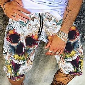 Men's Swim Trunks Swim Shorts Board Shorts Summer Shorts Beach Shorts Drawstring Elastic Waist 3D Print Graphic Quick Dry Soft Short Casual Daily Holiday Hawai