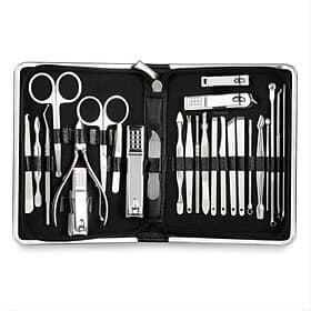 Manicure Set Pedicure Kit - 26 Pieces Manicure Kit Professional Nail Clippers, Stainless Steel Nail Care Kit Pedicure Set For Women Men