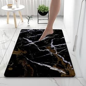 Tappetino da bagno in terra di diatomee antiscivolo con motivo in marmo tappeto da bagno super assorbente zerbino nuovo design