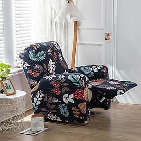 Stretch Recliner Cover Recliner Covers 1 Seater Armchair Couch Slipcover with Elastic Loop, Anti-cat Scratch Furniture Protector for Kids, Pets, Dogs, Cats thumbnail 2