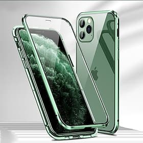 téléphone Coque Pour iPhone 17 Pro Max 17 Air 16 15 14 Pro Max Plus 13 12 11 Pro Max Mini Adsorption Magnétique Protection complète du corps Double Face Protec