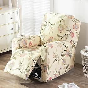 Stretch Recliner Cover Recliner Covers 1 Seater Armchair Couch Slipcover with Elastic Loop, Anti-cat Scratch Furniture Protector for Kids, Pets, Dogs, Cats