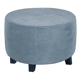 Stretch Ottoman Cover Square Ottoman Slipcovers Furniture Protector Folding Storage Stool Furniture Protector Soft Slipcover with Elastic Bottom