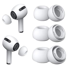 3 Pairs Replacement Ear Tips for Apple Airpods Pro and Airpods Pro 2nd Generation with Noise Reduction Hole Silicone Ear Tips for Airpods Pro Fit in The Chargi