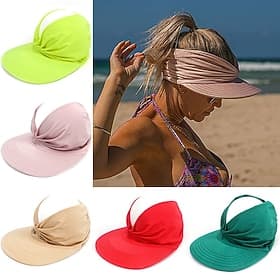Printemps et été nouveau chapeau femme pare-soleil casquette de baseball femme anti-ultraviolet personnalité adulte vide haut chapeau