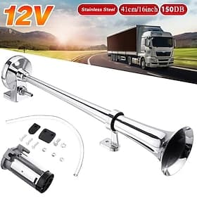 starfre bil lastebil horn tog luft horn 150db høyt universal elektrisk doble trompet luft horn sett for alle 12v/24v biler lastebiler tog lastebil båt skip var