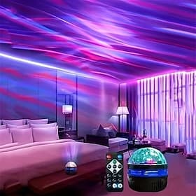 LED Starry Sky Projection Light Mini Remote Control Projector USB Plug-in Colorful Atmosphere Small Night Light