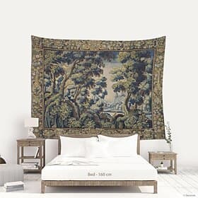 Medieval Painting Tapestry Middle Age Tapestry Victoria Wall Art Decor Blanket Curtain Hanging Home Bedroom Living Room Decoration