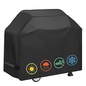 Copertura per barbecue in tessuto oxford 210d, coperture per set di mobili da giardino, copertura per griglia esterna impermeabile, utensili e accessori per cu