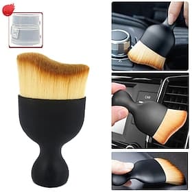 voiture intérieur outil de nettoyage climatiseur sortie d'air brosse de nettoyage brosse de voiture voiture crevasse dépoussiérage artefact brosse