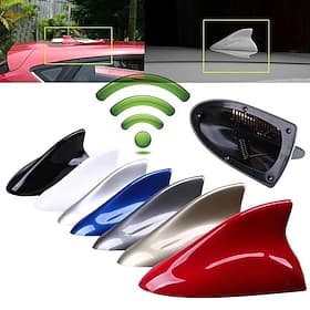 Antenne aileron de requin pour voiture, antenne de toit universelle étanche pour la plupart des voitures, SUV et camions, design aérodynamique durable en forme