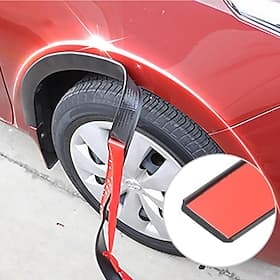 StarFire Wheel Arch Covers Extensions Universal Rubber Fender Flares Lip Wheel-arch Trim Fender Eyebrow Protector Scratch Proof Rubber