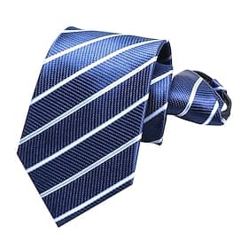 Homme Cravates Zip cravate Nœud Rayé Mariage Fête d'Anniversaire