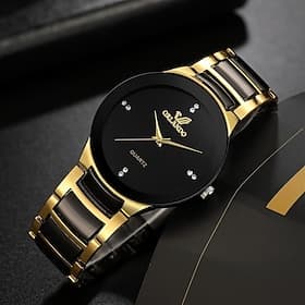 Montre quartz pour homme montre d'affaires à la mode montre analogique minimaliste en acier inoxydable cadeau pour homme montre bracelet décontractée de sport