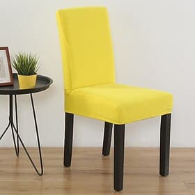 housse de chaise de salle à manger bordeaux housse de siège de chaise extensible housse de siège en élasthanne lavable protecteur de cuisine pour salle à mange