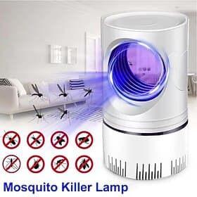 USB Bug Zapper Lamp – Powerful UV Photocatalyst Mosquito  Fly Killer, Quiet and Safe Insect Trap for Home, Bedroom, and Patio
