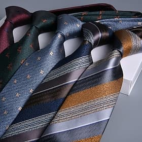 Men's Ties Neckties Classic Print Print Wedding Birthday Party