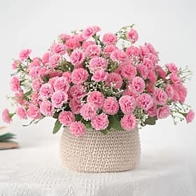 1pc 20 Heads Artificial Flowers Fake Hydrangeas For Home Furnishings