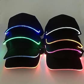 Led Luminous Hat Luminous Baseball Cap Outdoor Sun Visor Sunscreen Cap Luminous Cap