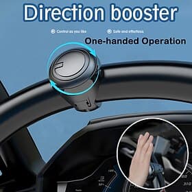 Car Turning Steering Wheel Booster 360 Rotation Universal Auto Spinner Knob Metal Bearing Power Handle Ball Helper Hand Control
